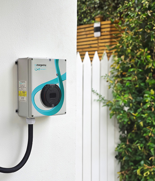 Recharged by Infinity EV Charger