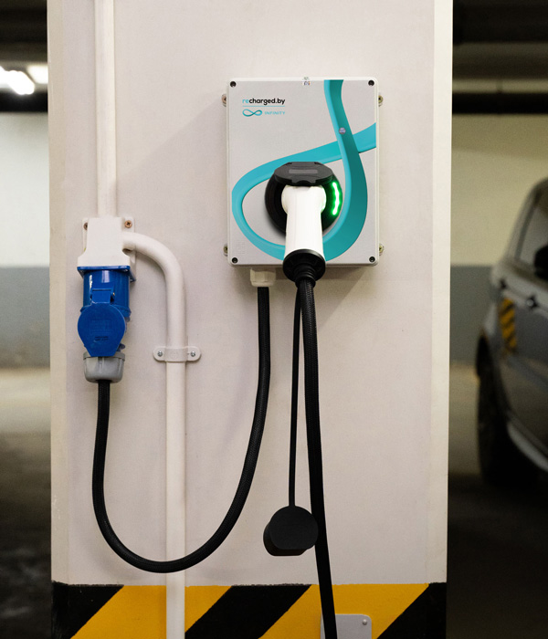 Recharged by Infinity EV Charger
